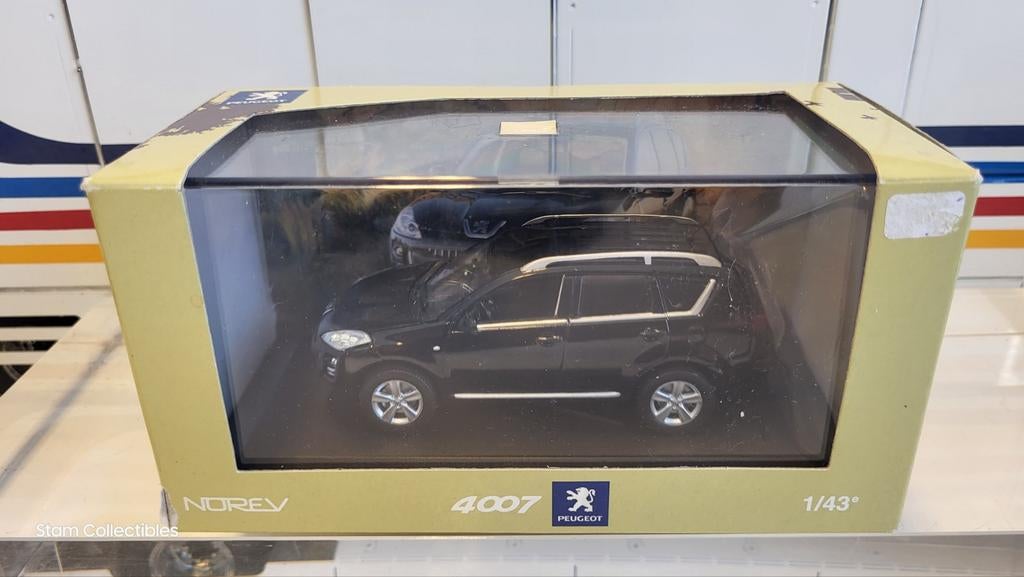 Norev Peugeot 4007 Black Metallic, Auto, Norev, Ophalen of Verzenden, Zo goed als nieuw