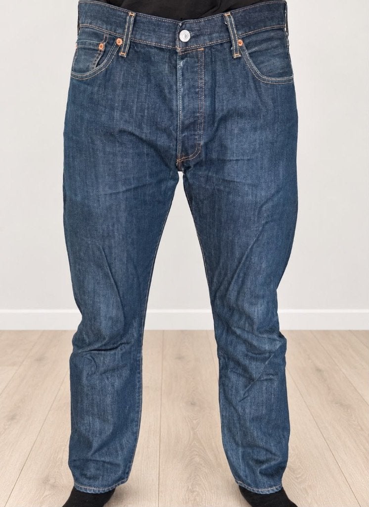 Levi’s 501 Original Men’s Jeans – W34 L30 – Dark Blue Denim, Levi's, Blauw, Ophalen of Verzenden, W33 - W34 (confectie 48/50)