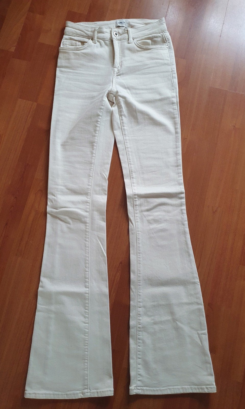 Jeans van Only Flared, Only, Verzenden, Wit, Zo goed als nieuw