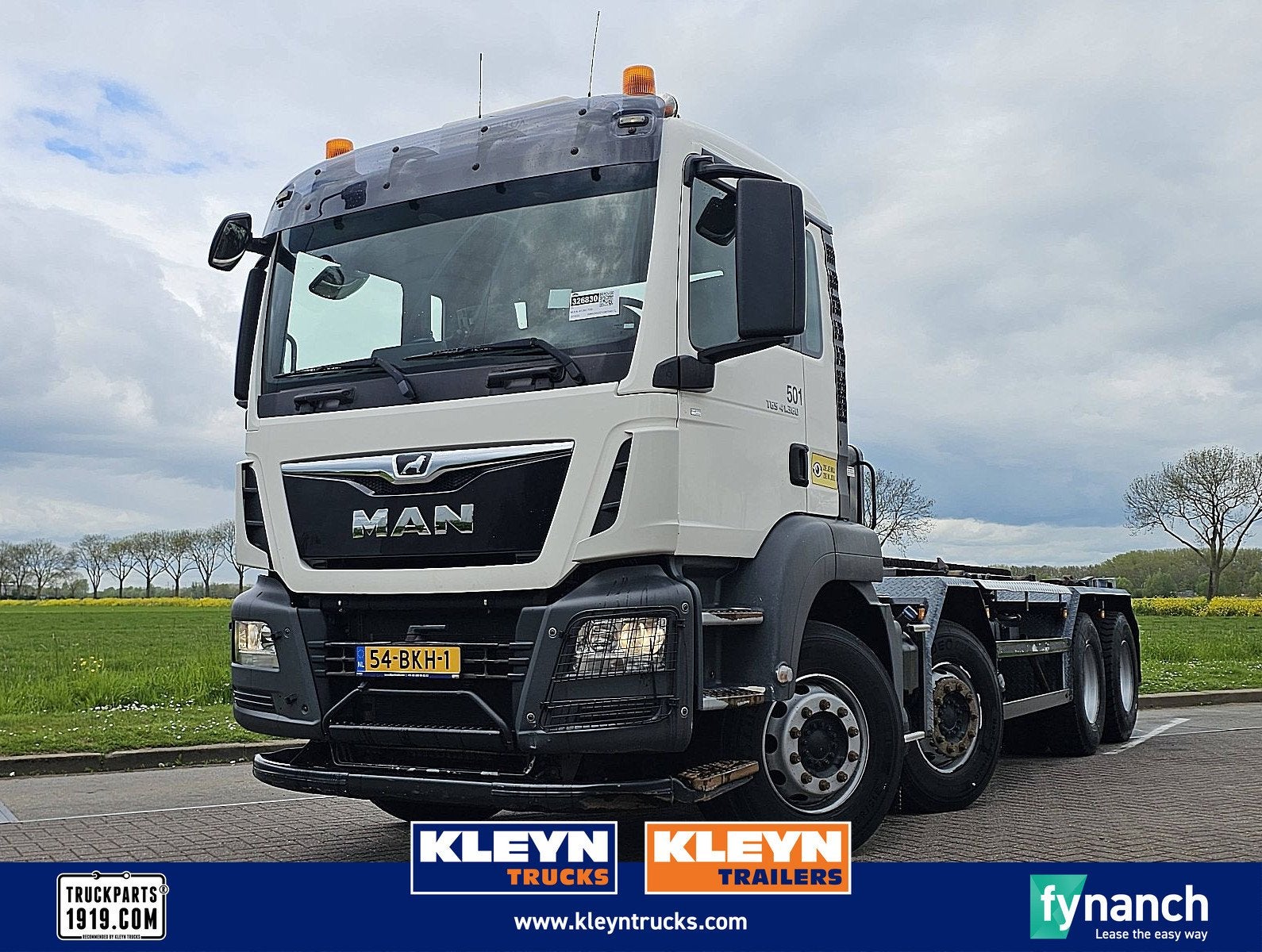 M.A.N. 41.360 TGS 8x4, Automaat, Euro 6, Wit, Bedrijf