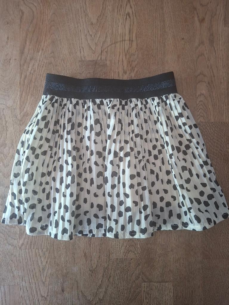 Wibra geplisseerd rokje vlekkenprint crème/zwart maat 86/92, Anneonline, Steenbergen, Meisje, Shop@wesell4u.nl