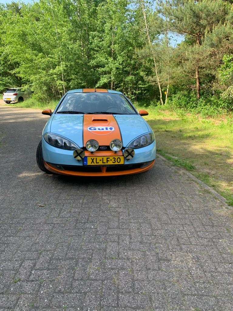 Ford Cougar 2.5 I V6 1999 Blauw, Auto's, Ford, 730 kg, 75 €/maand, Handgeschakeld, Particulier