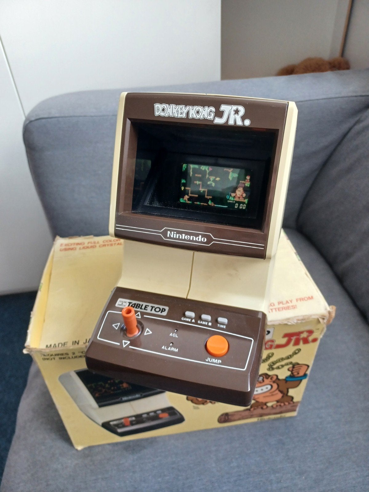 Nintendo Donkey Kong Jr. Game & Watch Tabletop (1983), Spelcomputers en Games, Ophalen of Verzenden, Nintendo, Gebruikt
