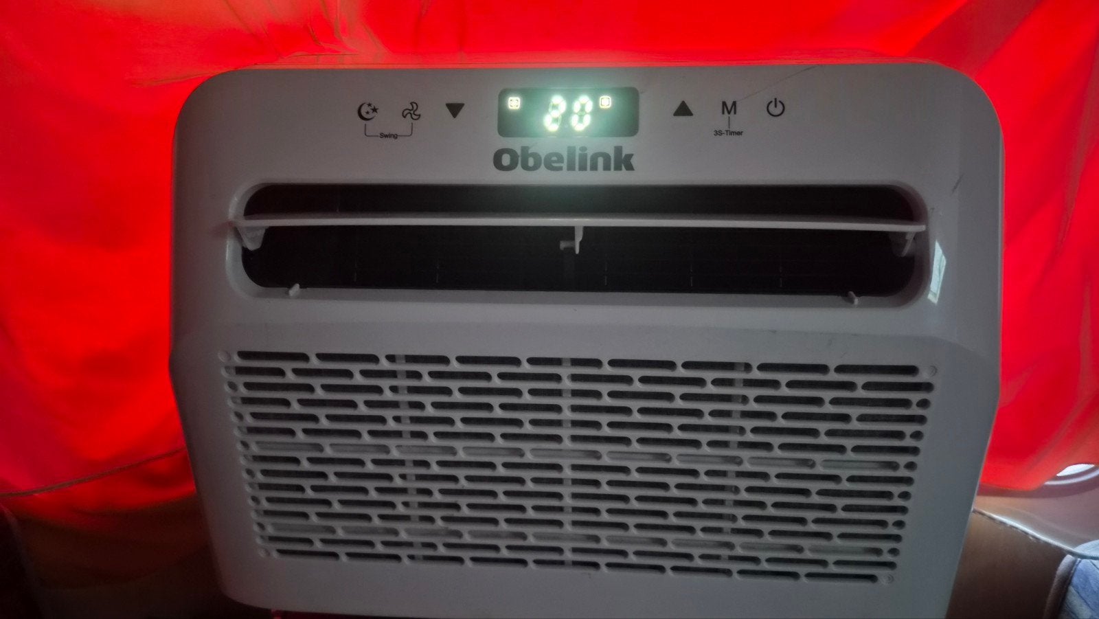 Obelink CA-3000 split airco, Witgoed en Apparatuur, Airco's, Minder dan 60 m³, 2 snelheden, Ophalen of Verzenden, Zo goed als nieuw