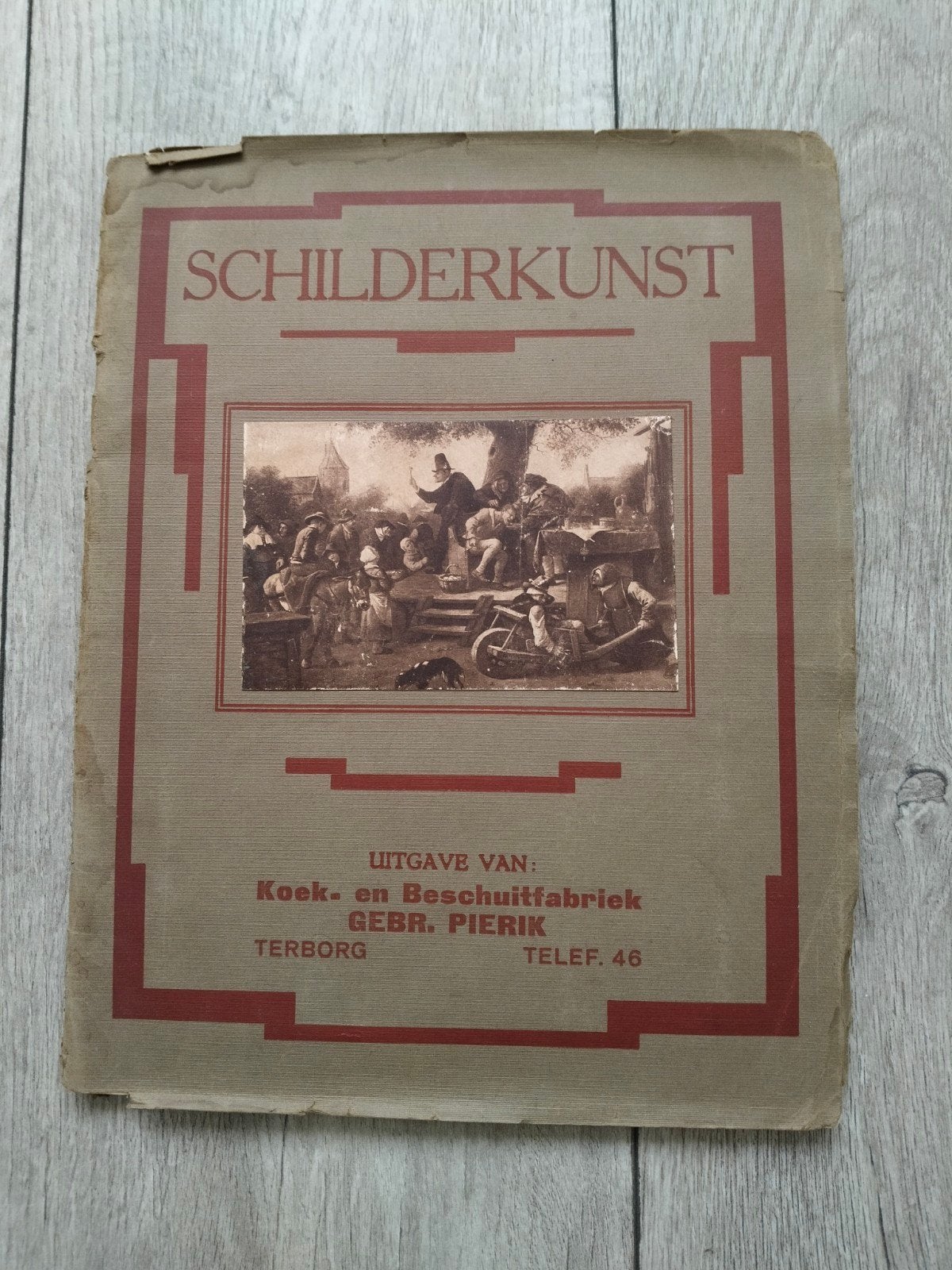 Plaatjesalbum Schilderkunst 1927- C van Son, Verzenden, Gelezen, Plaatjesalbum