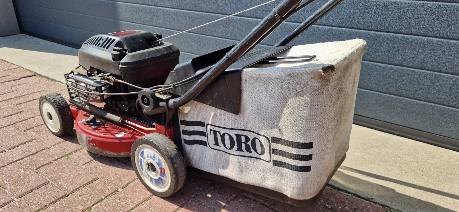 Toro 450 serie  43 cm maaidek  starten en lopen ., Cirkelmaaier, Gebruikt, Toro, Ophalen of Verzenden