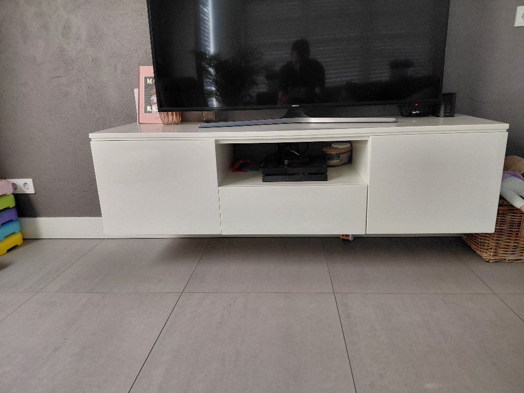 Tv kast, Ophalen, 150 tot 200 cm, Zo goed als nieuw, Minder dan 100 cm