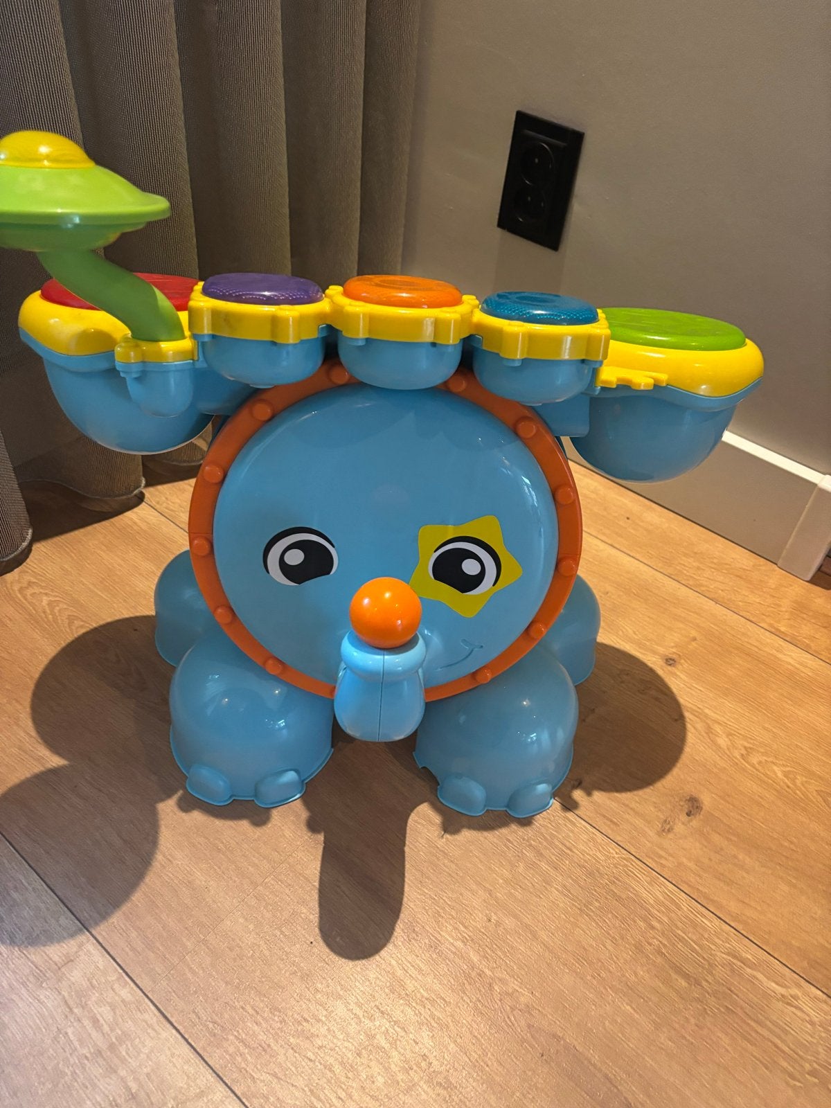 VTech Baby Olifant Drumstel met Geluid en Licht, Ophalen of Verzenden, Zo goed als nieuw, Overige typen, Met licht