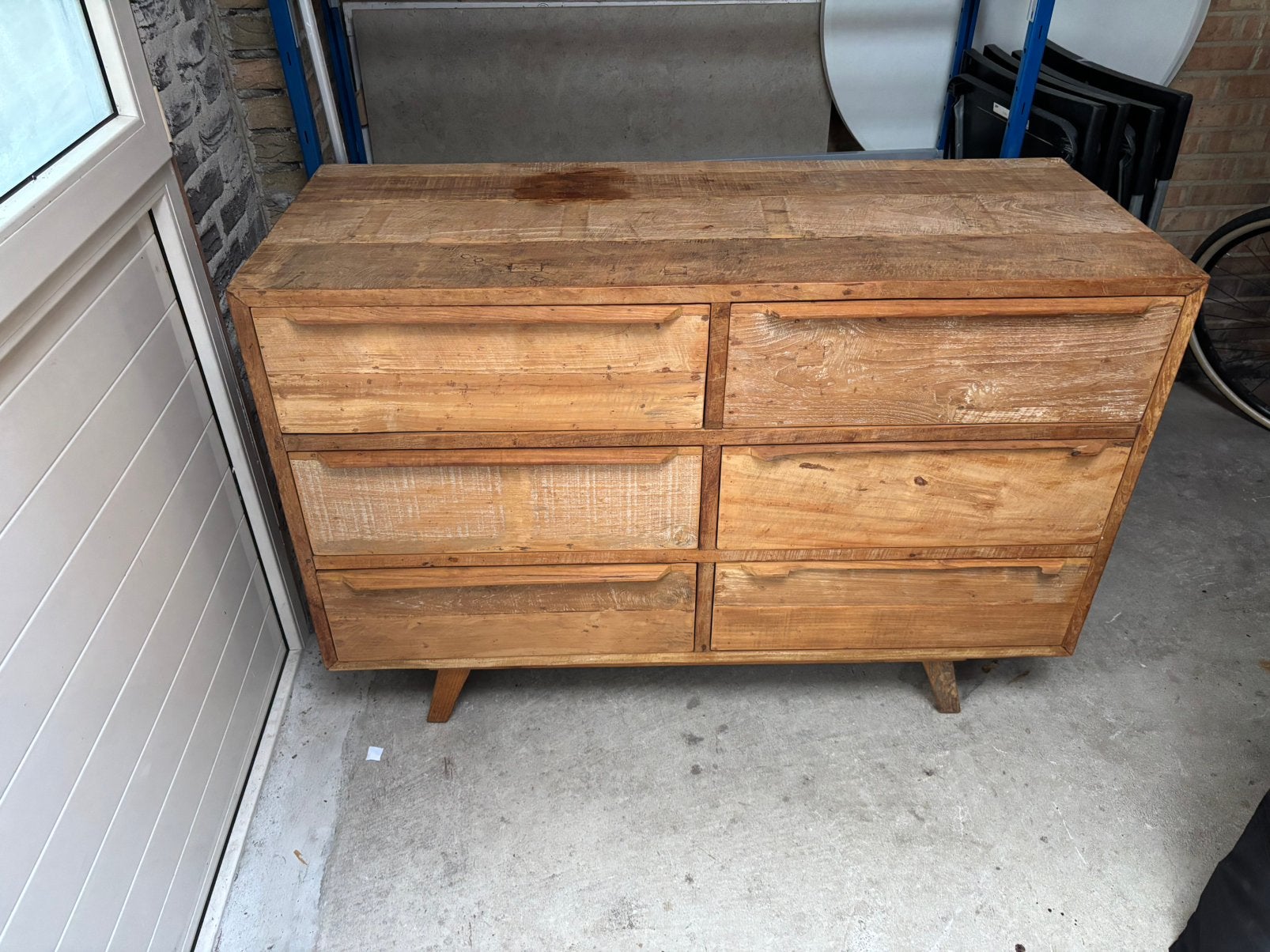 Mango houten dressior kast, Huis en Inrichting, Ophalen, Zo goed als nieuw, 25 tot 50 cm, 100 tot 150 cm