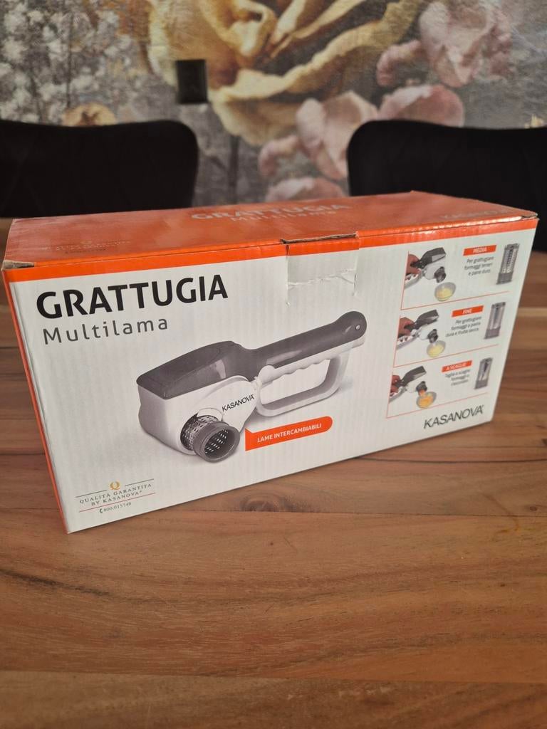 Kasanova Grattugia Multilama Elektrische Kaasrasp 12W, Ophalen of Verzenden