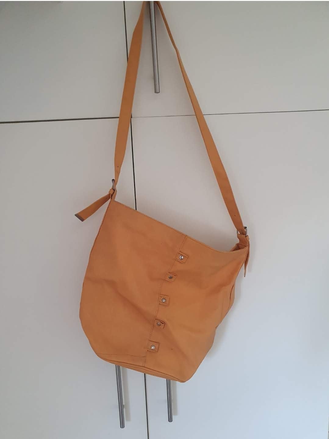 Mosterdgele tas 💛, Ophalen of Verzenden, Gebruikt, Geel