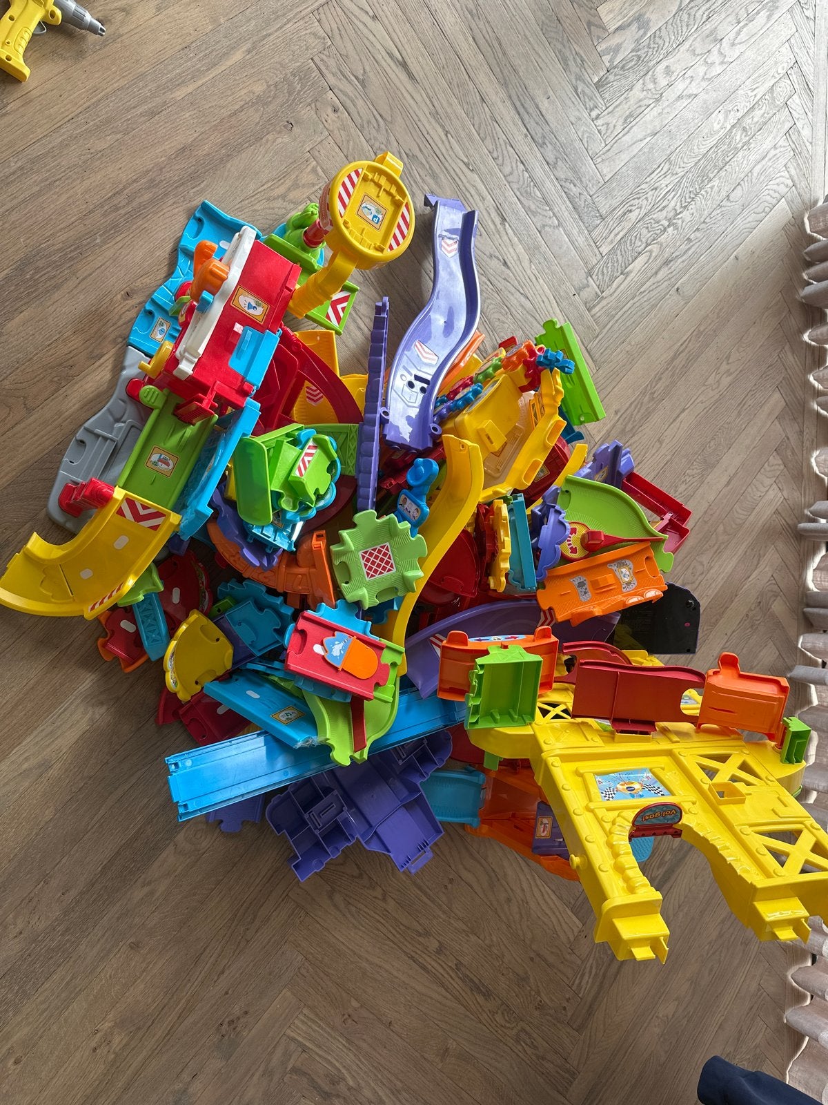 Vtech Toet Toet Auto's Brandweer Racebaan met extra's, Kinderen en Baby's, Ophalen of Verzenden, Gebruikt, Overige merken