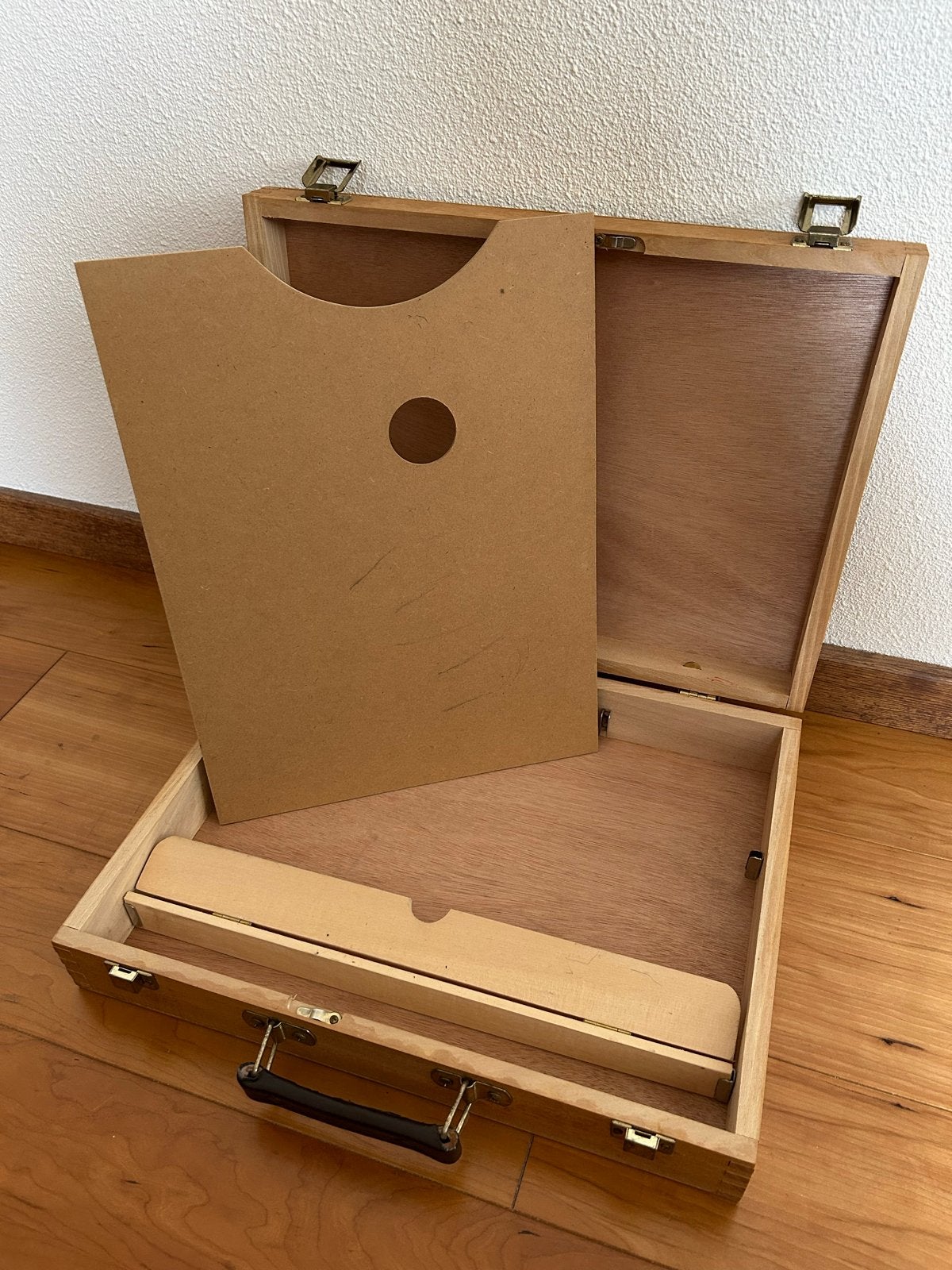 Houten koffer voor teken- en knutselspullen, Ophalen, Overige thema's, Overige typen, Hout