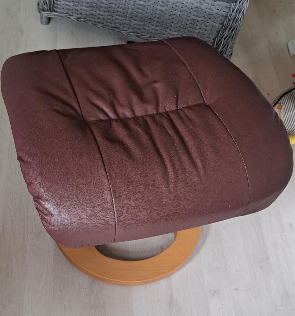 Voetenbankje, Huis en Inrichting, Banken | Voetenbanken en Poefen, Ophalen, Rechthoekig, Minder dan 50 cm, Minder dan 50 cm