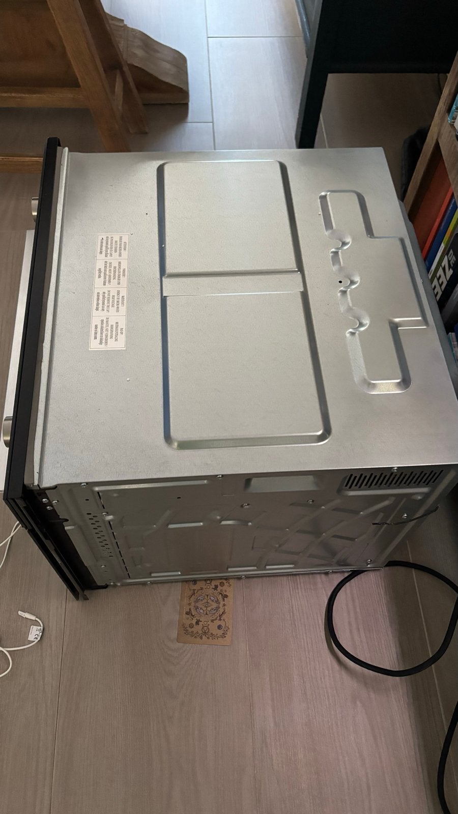ETNA CM450ZT Combi-oven - Inbouw - Zwart, Ophalen, 45 tot 50 cm, Inbouw, Hete lucht