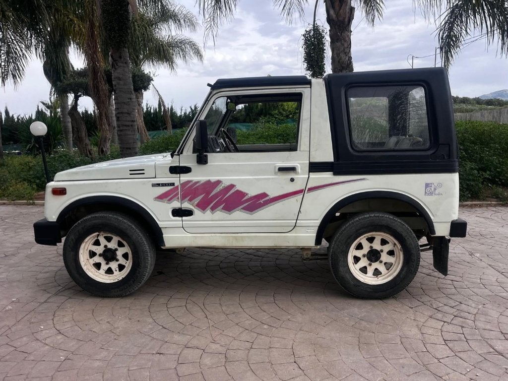 Suzuki Samurai, 4x4, cabrio, bj 1990, youngtimer, 91.000 km, Auto's, 4 cilinders, Wit, Bedrijf, Handgeschakeld