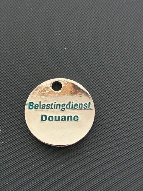 winkelwagenmuntje Belastingdienst Douane, Ophalen of Verzenden