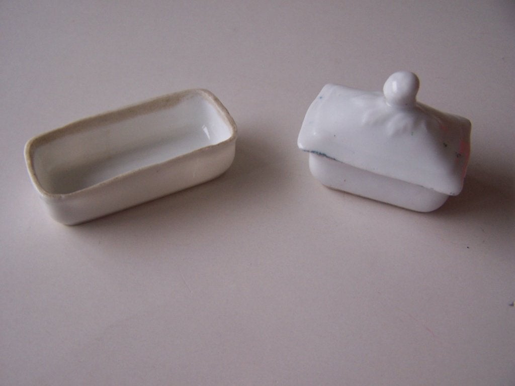 Oude poppenhuis servies, Ophalen of Verzenden, Gebruikt, Poppenhuis