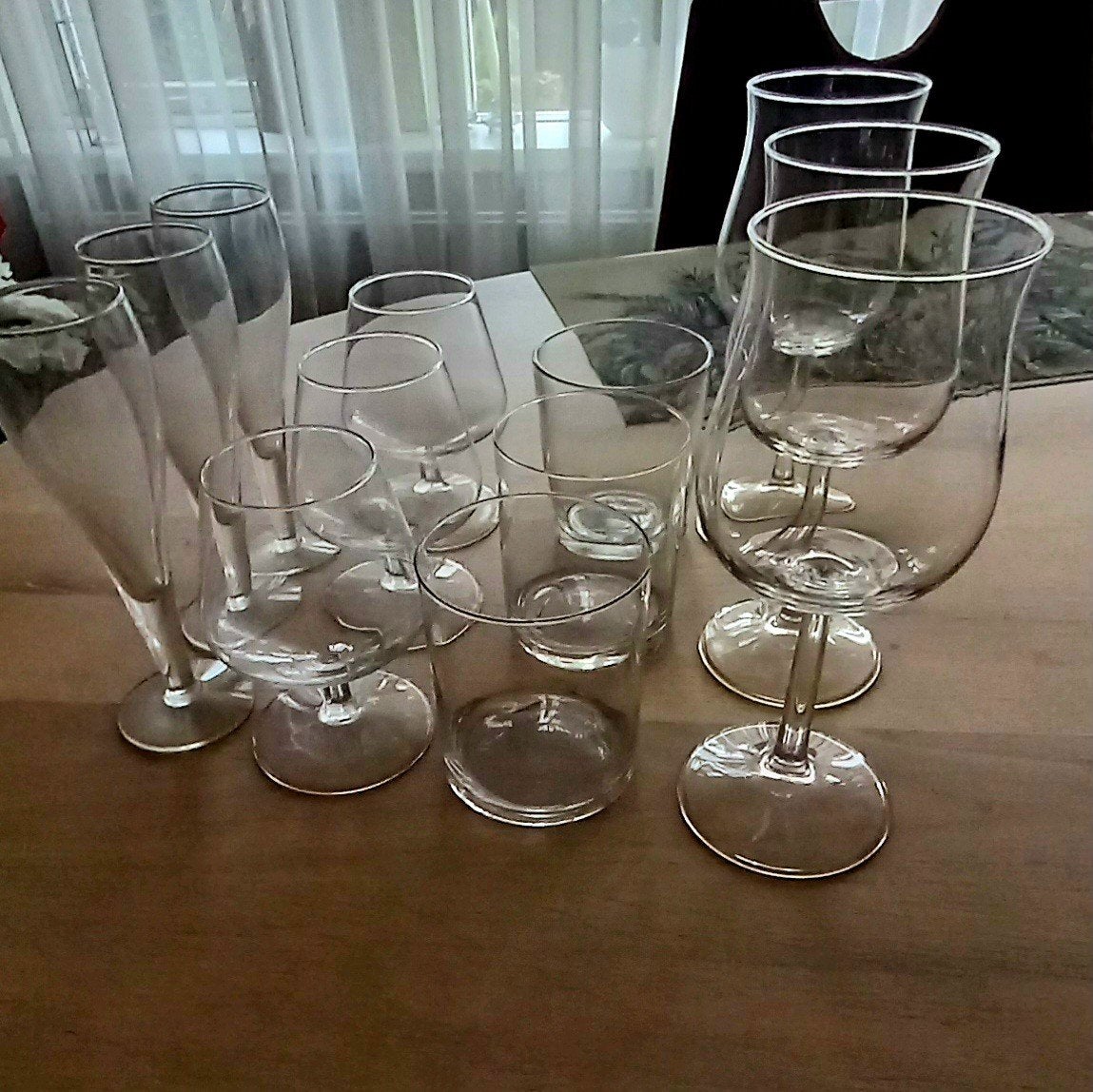Glasservies 12 delig., Ophalen, Zo goed als nieuw, Overige typen