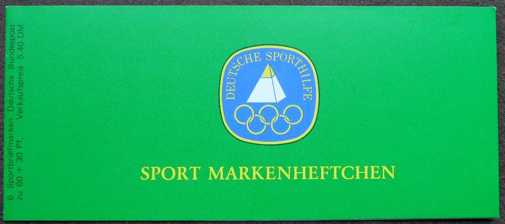 Postzegelboekje Duitsland – Sportboekje Dressuur DB, Ophalen of Verzenden, BRD, Postfris
