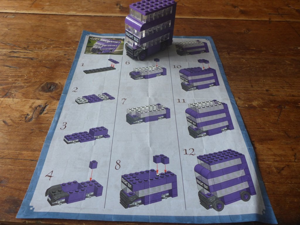 Lego 4695 Harry Potter mini Knight Bus, Lego, Ophalen of Verzenden, Zo goed als nieuw, Complete set