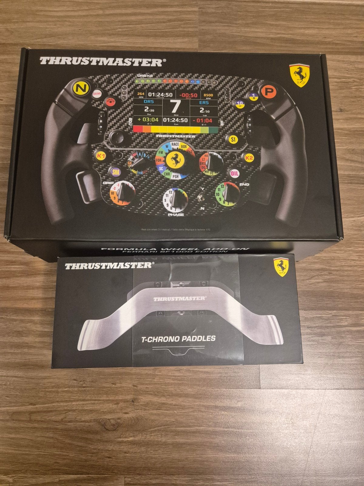 Thrustmaster SF1000 stuur met T-Chrono Paddles, Racestuur, Ophalen of Verzenden, Zo goed als nieuw, Thrustmaster