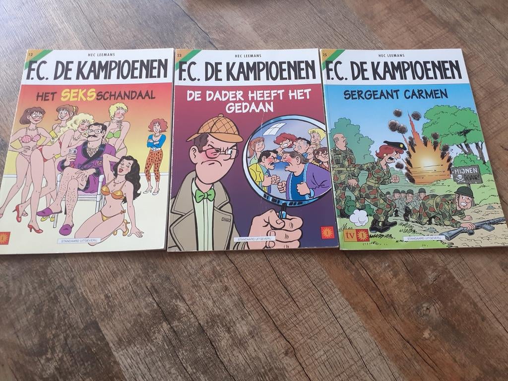 FC De Kampioenen, Meerdere stripboeken, Ophalen, Gelezen, Hec Leemans