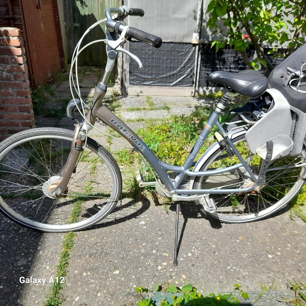 Damesfiets., Fietsen en Brommers, Fietsen | Dames | Damesfietsen, Ophalen, Gebruikt, Versnellingen, Batavus