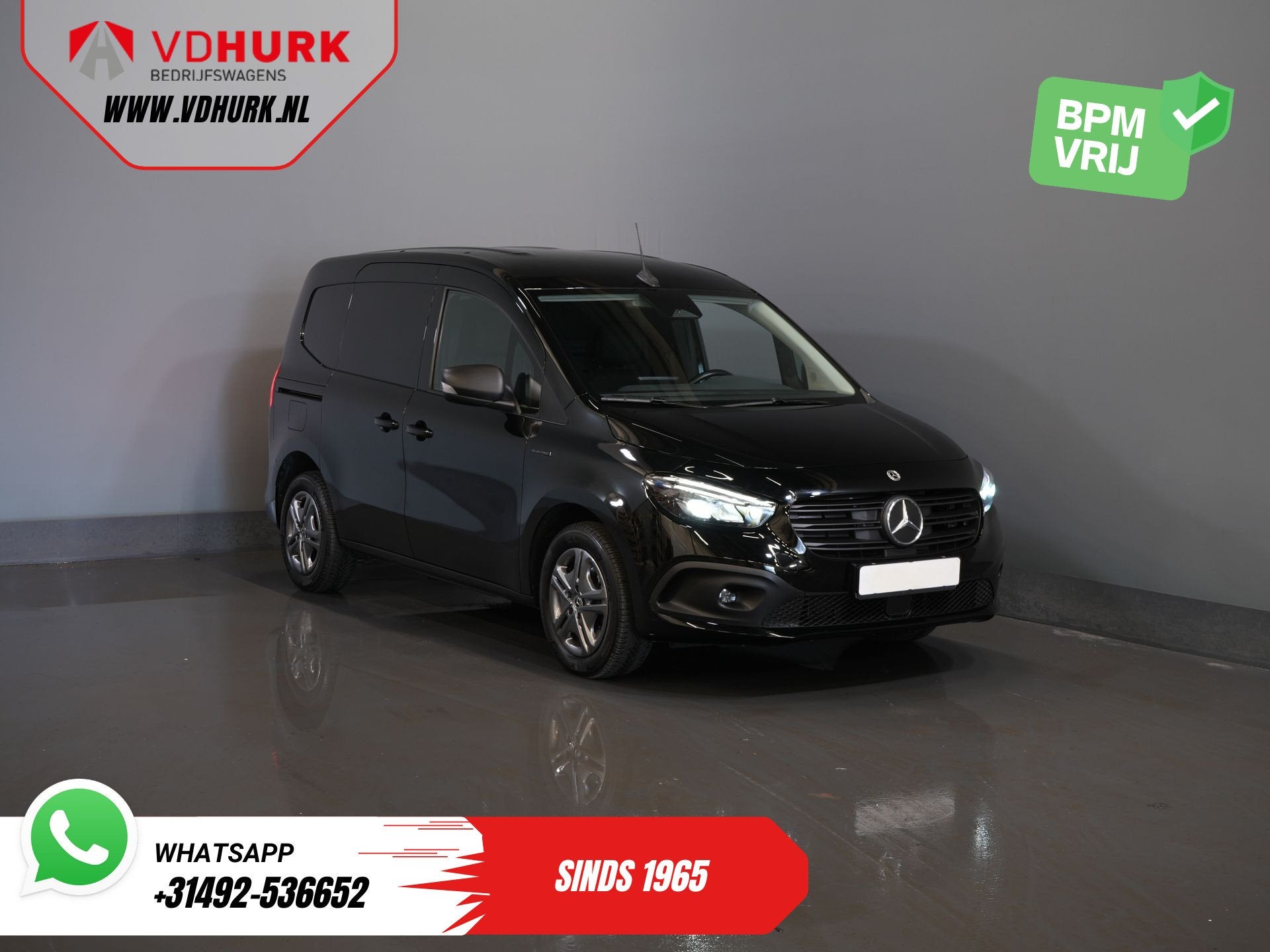 Mercedes-Benz eCitan 112 Pro 284 km WLTP Snellader/ LED/ Sto, Auto's, Bestelauto's, 1350 kg, 2 stoelen, 750 kg, 170 min