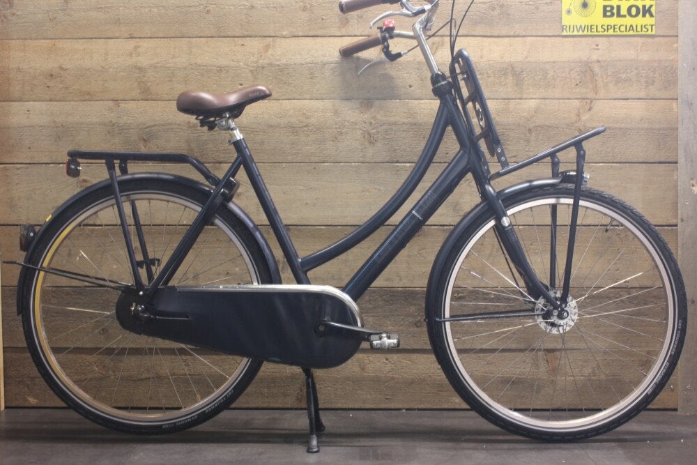Cortina U4 transportfiets RB3 D57 mat blauw + 3 mnd garantie, Niet ingevuld, Gebruikt, Niet ingevuld, Niet ingevuld
