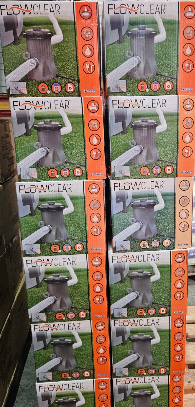 34 Nieuwe Bestway Flowclear Zwembadpompen partijhandel, Ophalen, Nieuw, Filter