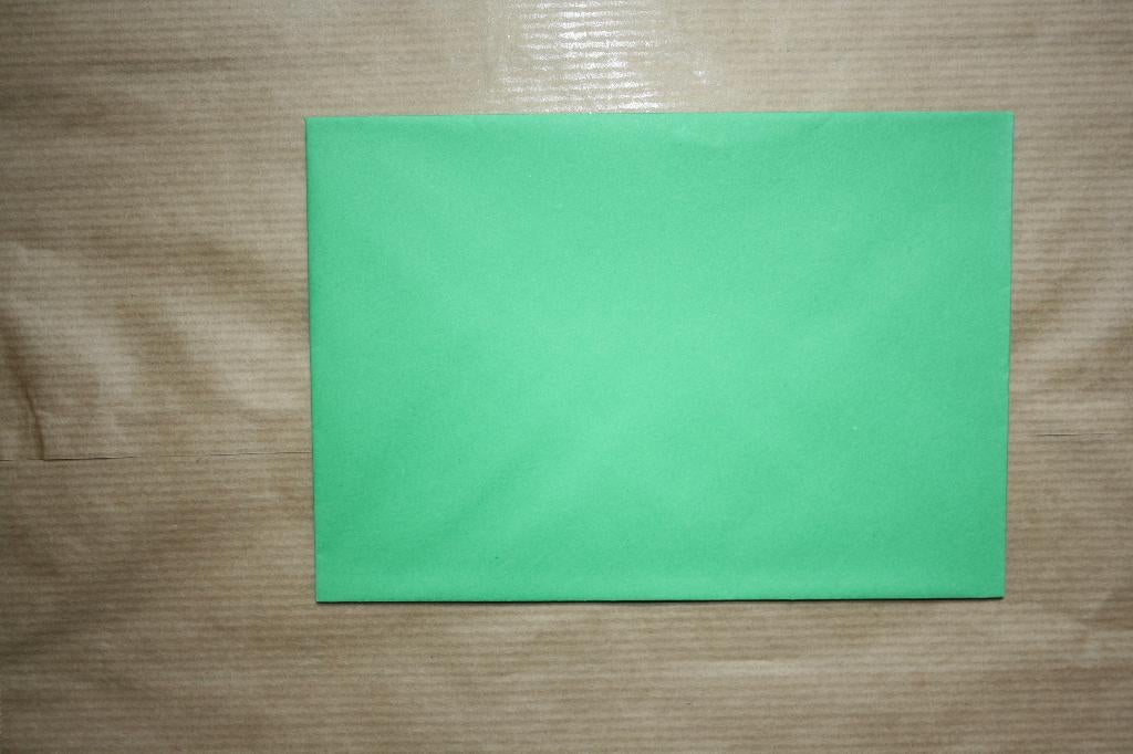 29 stuks enveloppen lentegroen 15,6x11cm, Ophalen of Verzenden, Nieuw, Overige thema's, Overige typen