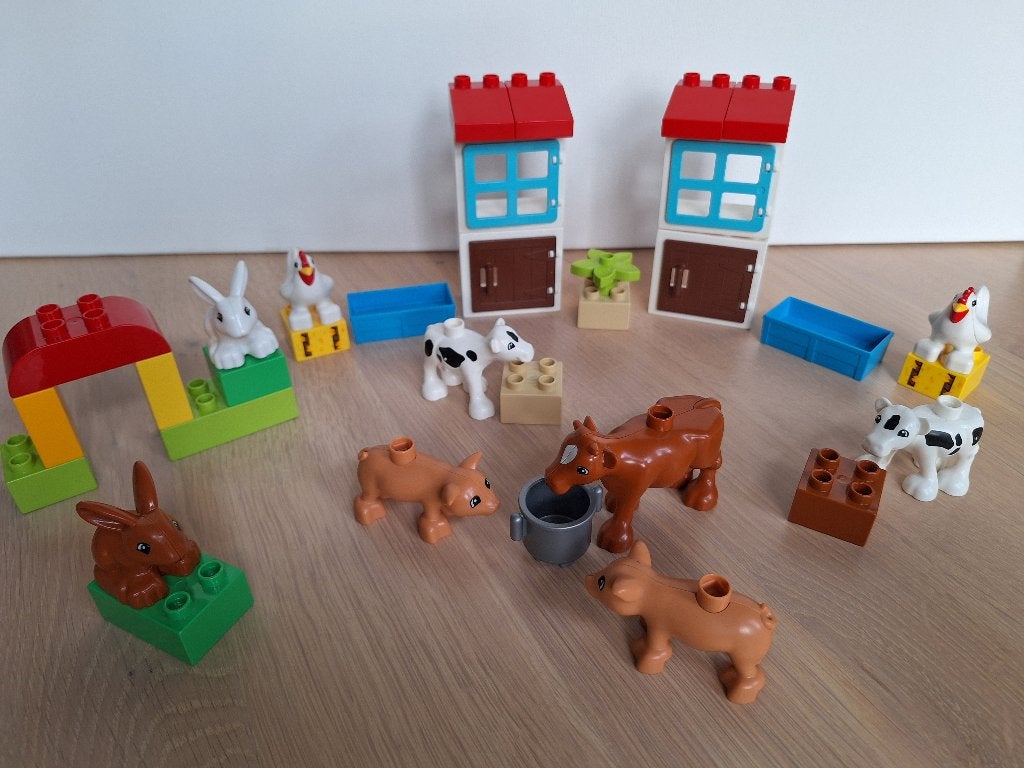 * Duplo: boerderijdieren, boerderij dieren * Konijn, koe...., Gebruikt, Overige thema's, Ophalen of Verzenden, Duplo