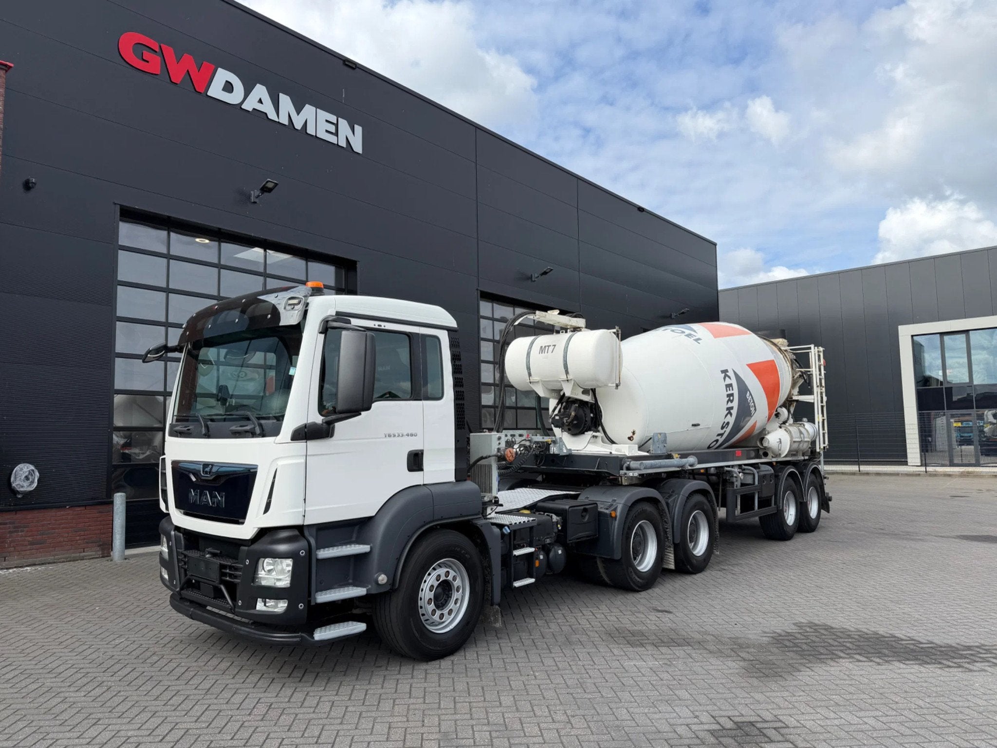 MAN TGS 33.460 6x4 +Mixeroplegger 12 m3 De Buf Euro 6, Auto's, Vrachtwagens, Automaat, Achterwielaandrijving, 460 pk, Euro 6