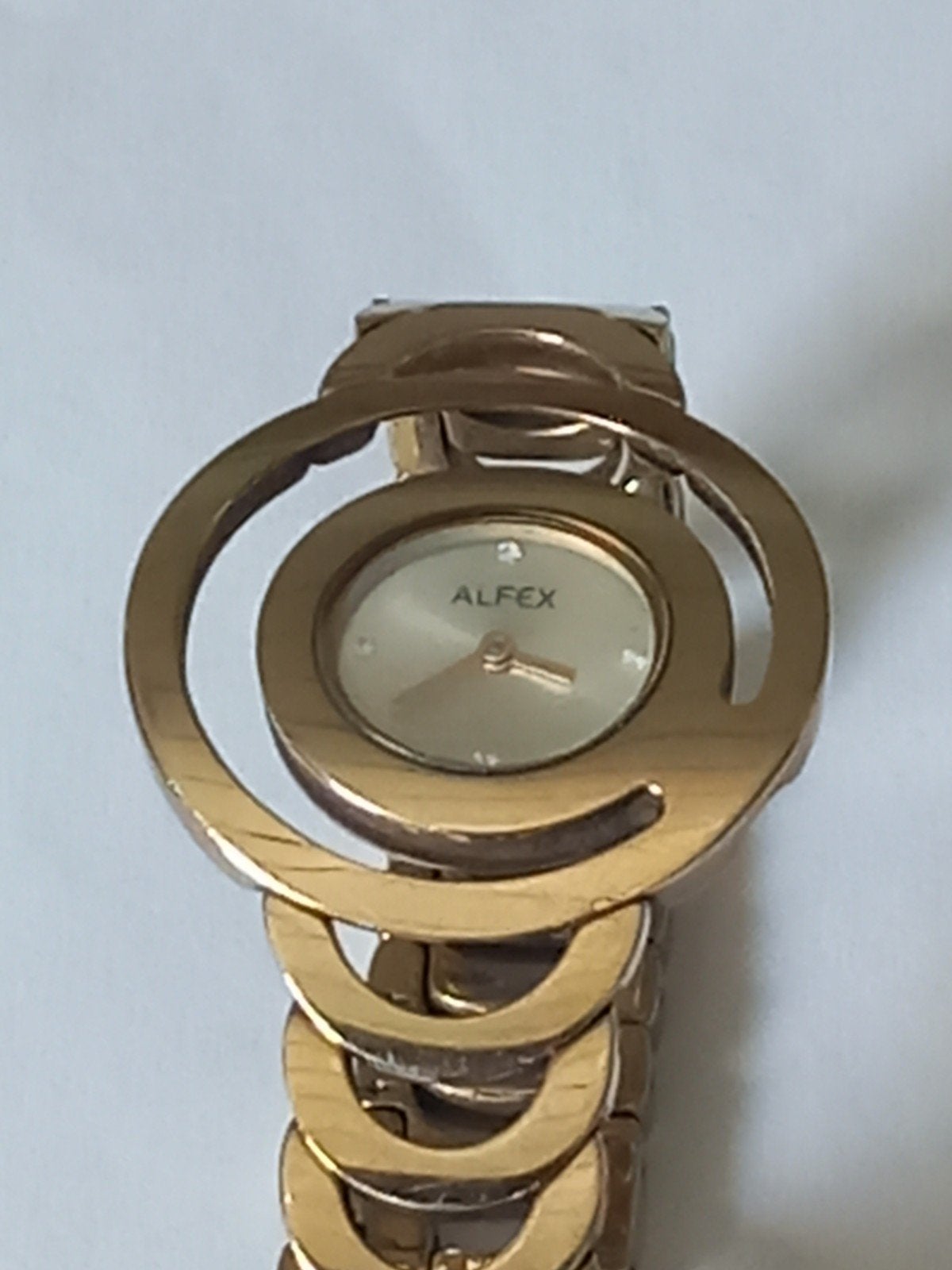 prachtig Alfex horloge werkend - dames., Overige merken, Staal, Verzenden, Polshorloge