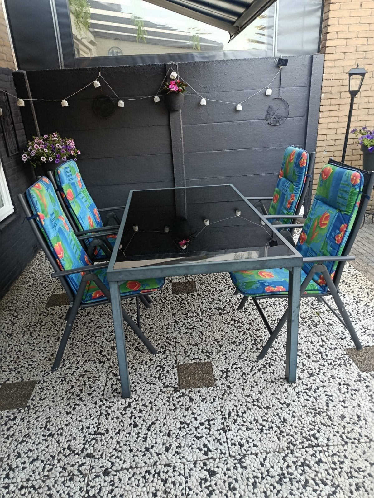 Tuinset met kussens, Tuin en Terras, Tuinsets en Loungesets, Ophalen, Gebruikt