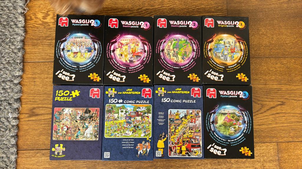 Diverse Van Haasteren puzzels van 150 stukjes, Hobby en Vrije tijd, Denksport en Puzzels, Ophalen of Verzenden, Minder dan 500 stukjes