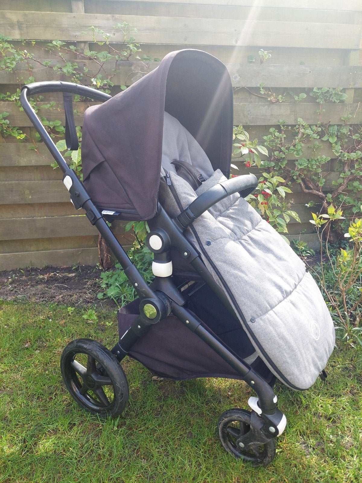 Bugaboo Lynx kinderwagen met reiswieg en voetenzak, Ophalen, Gebruikt, Bugaboo, Combiwagen