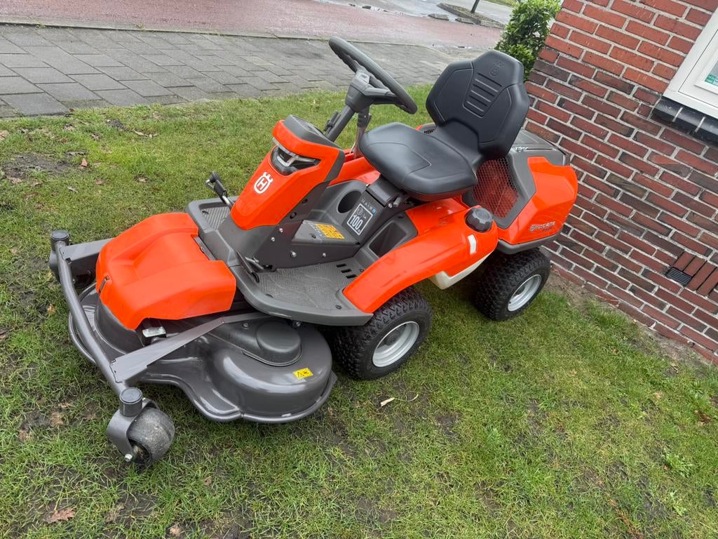 DEMO husqvarna R318X compleet met maaidek incl btw, Ophalen of Verzenden, Nieuw, Mulchfunctie, 90 tot 120 cm