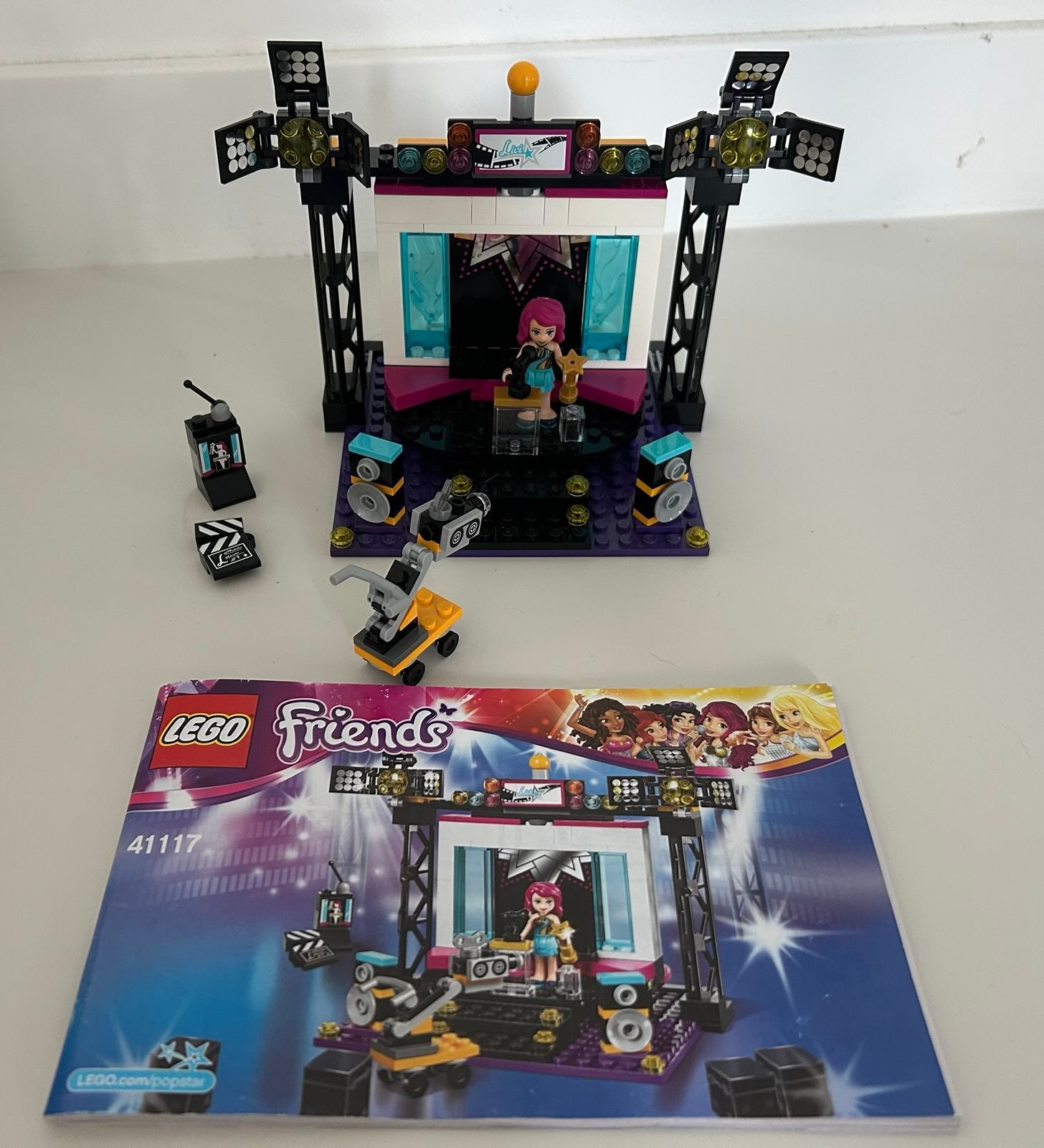 Popster showpodium 41117 lego friends compleet, Lego, Compleet, Friends, Ophalen of Verzenden
