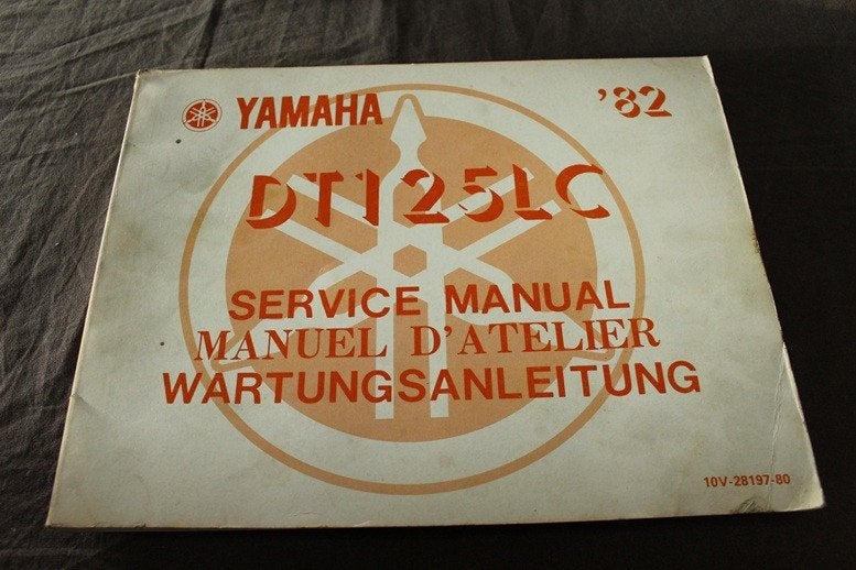 Yamaha DT125LC 1982 motorcycle service manual DT 125 LC, Ophalen of Verzenden, Yamaha