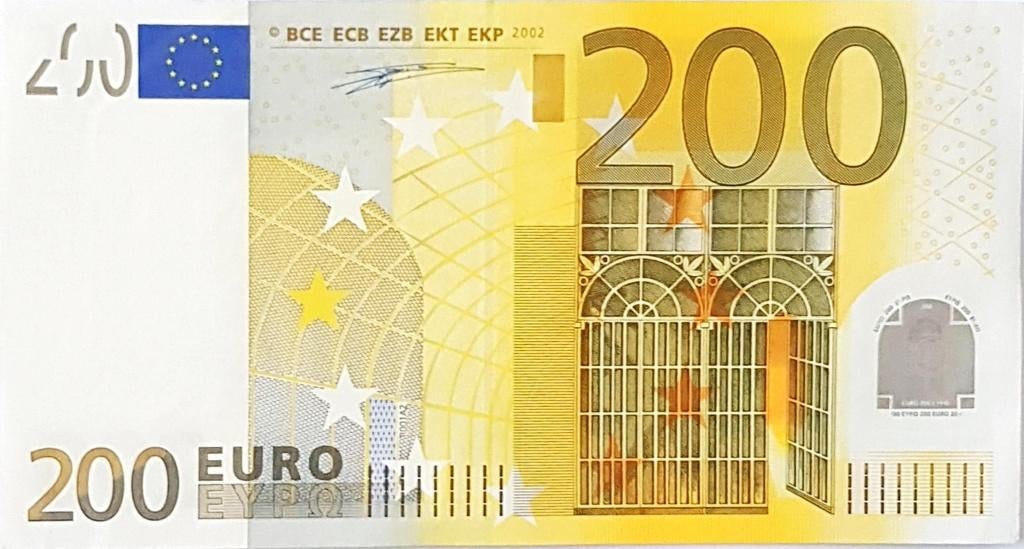 Euro 200 WF.Duisenberg 2002 X serie Duitsland, Ophalen, Euro's, Los biljet