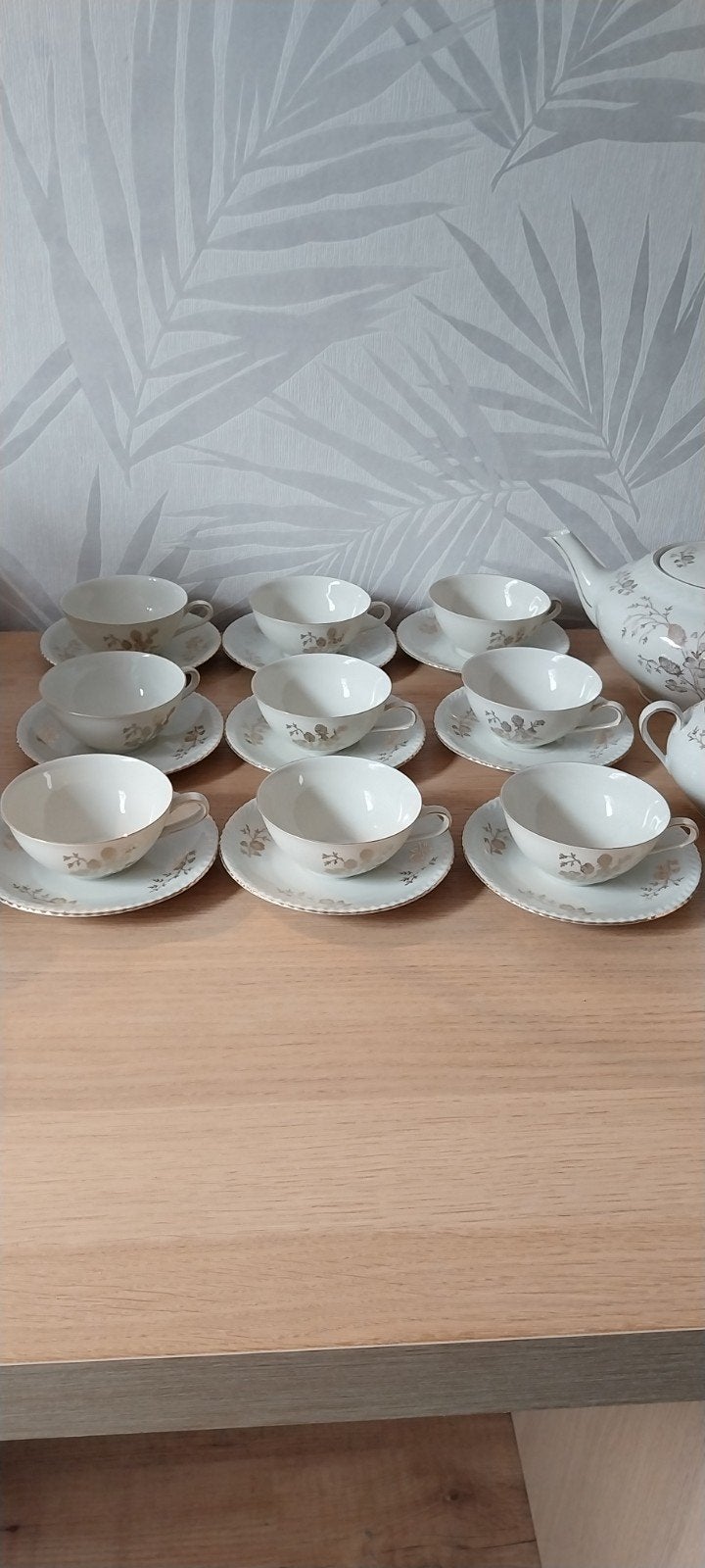 Vintage Winterling Marktleuthen Bavaria theeservies, Antiek en Kunst, Antiek | Servies compleet, Ophalen of Verzenden