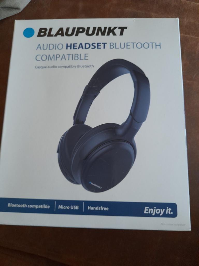 Blaupunkt Bluetooth Hoofdtelefoon - Nieuw in doos, Overige merken, Nieuw, Ophalen of Verzenden, Over oor (circumaural)