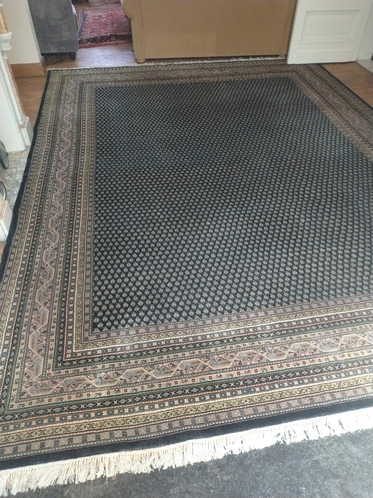 Big Hand-knotted persian carpet in perfect state, Ophalen of Verzenden, Rechthoekig, 200 cm of meer