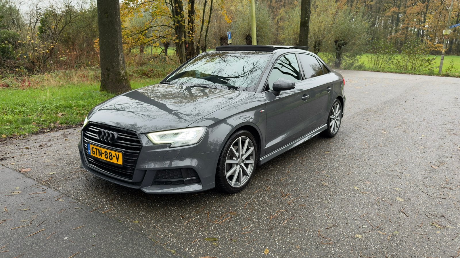 Audi A3 1.5 Tfsi CoD Ultra 150pk S Tronic 2017 Grijs, Auto's, Audi, Stof, 1498 cc, 4 cilinders, Particulier