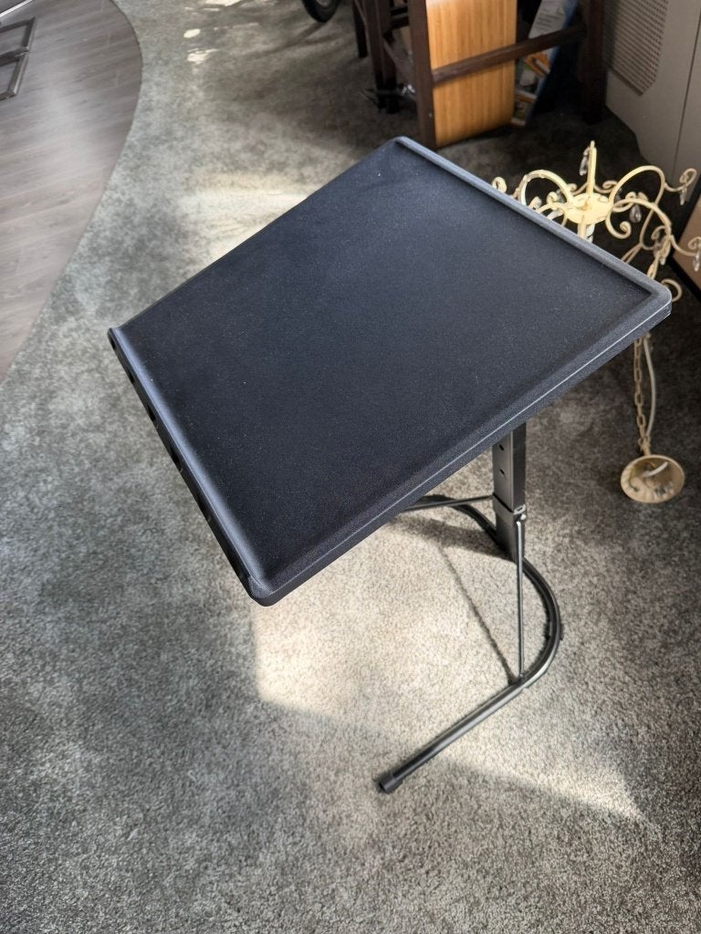 Verstelbare Laptop-/Projectorstand, Zwart, Ophalen of Verzenden, Zo goed als nieuw, Bureaukruk