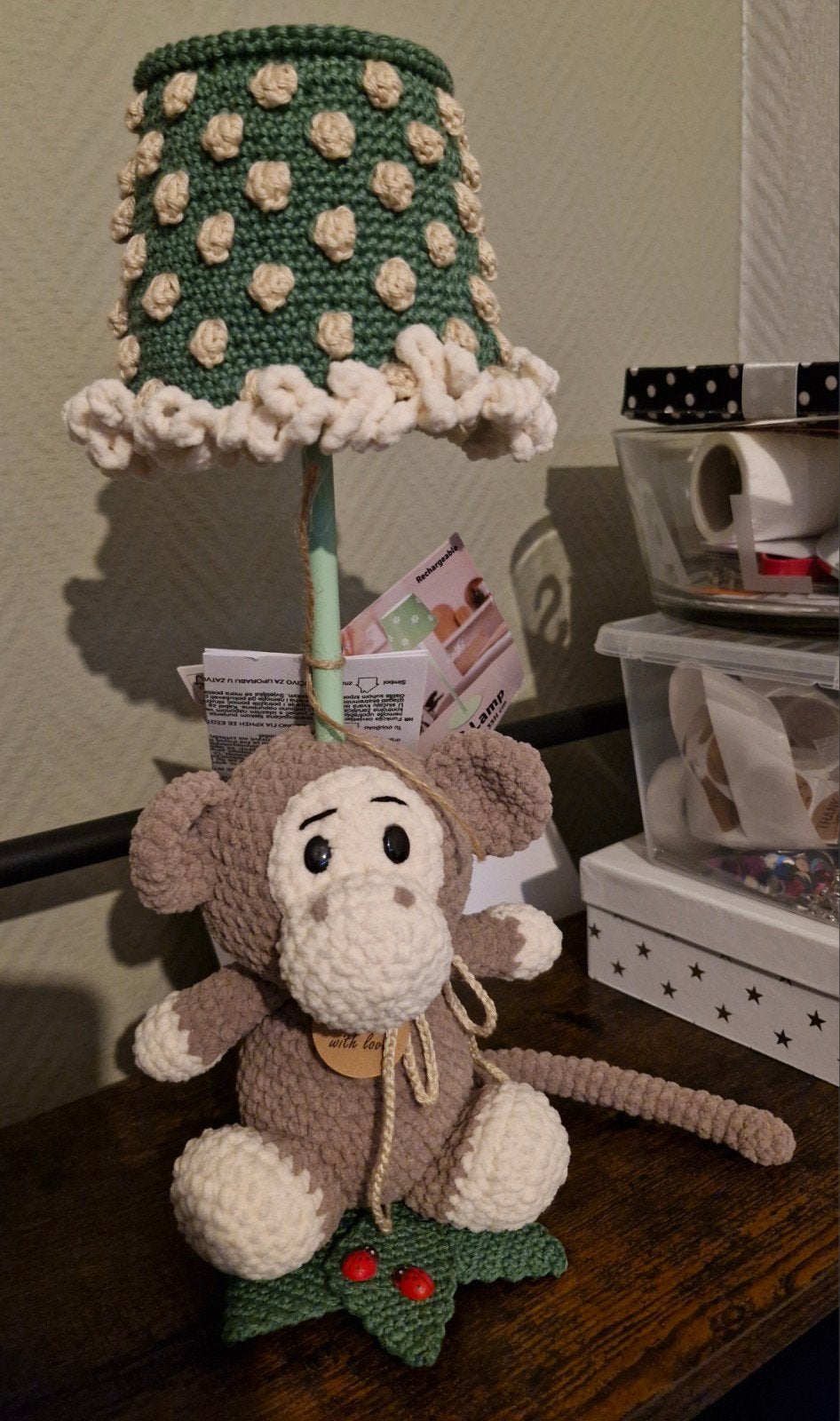 Oplaadbare ledlamp met knuffel, Huis en Inrichting, Ophalen of Verzenden, Kinderlamp