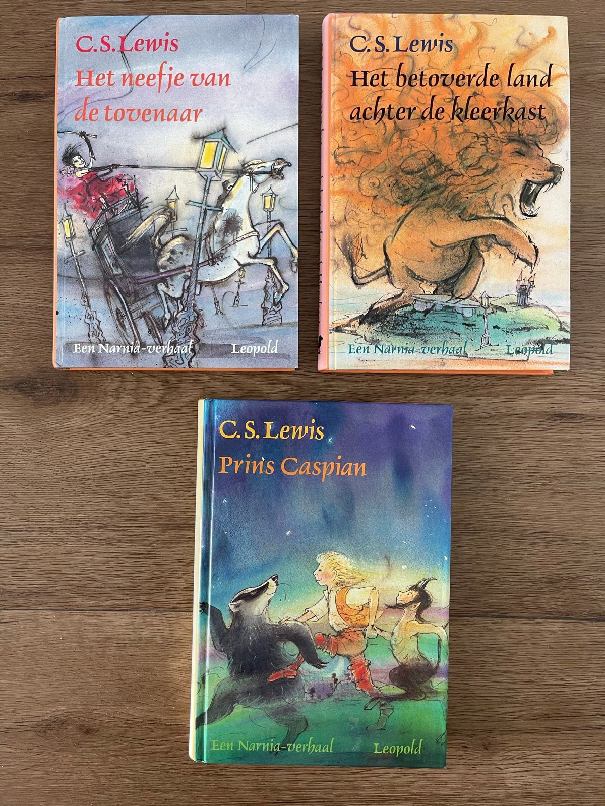 De Kronieken van Narnia: Deel 1, 2 & 4 - C.S. Lewis, Boeken, Ophalen of Verzenden, Gelezen