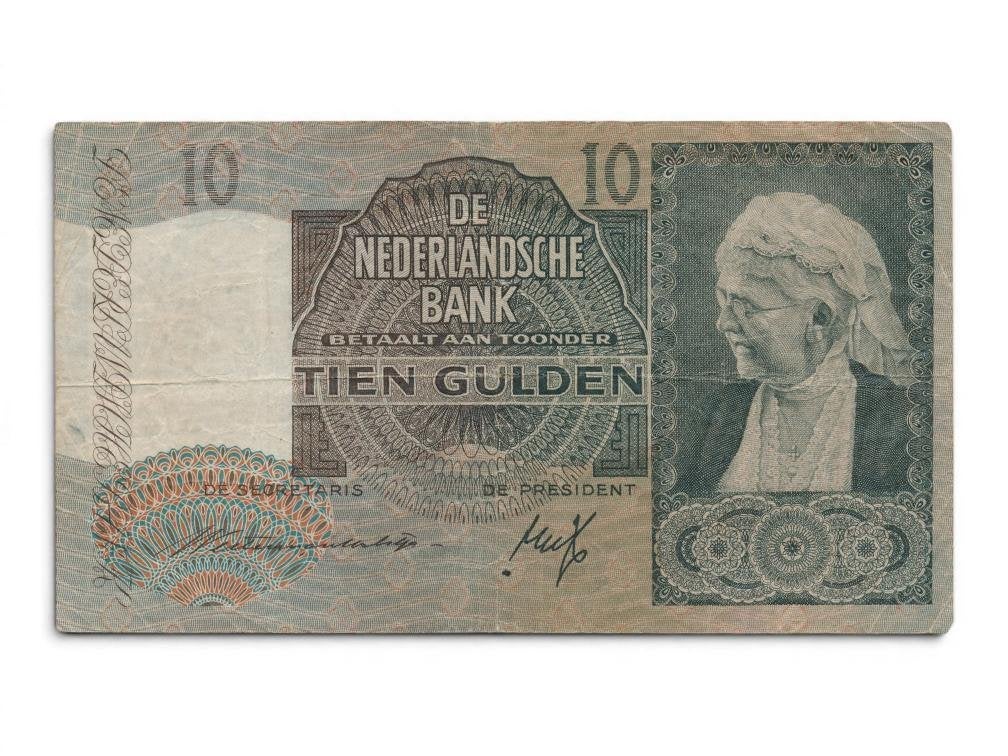 Nederland 10 Gulden 1940 Emma, Ophalen of Verzenden, 10 gulden, Los biljet